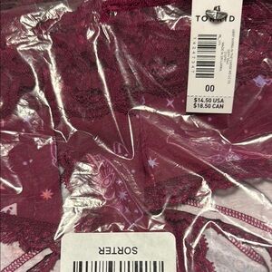 Red Lace Panties Intimates Sleepwear